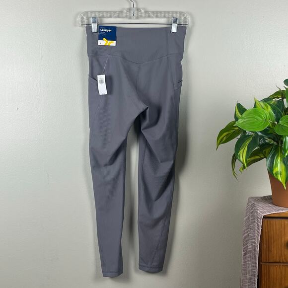 NWT Old Navy Active Powersoft High Rise Gray Leggings with Pockets Size Small - Picture 4 of 10